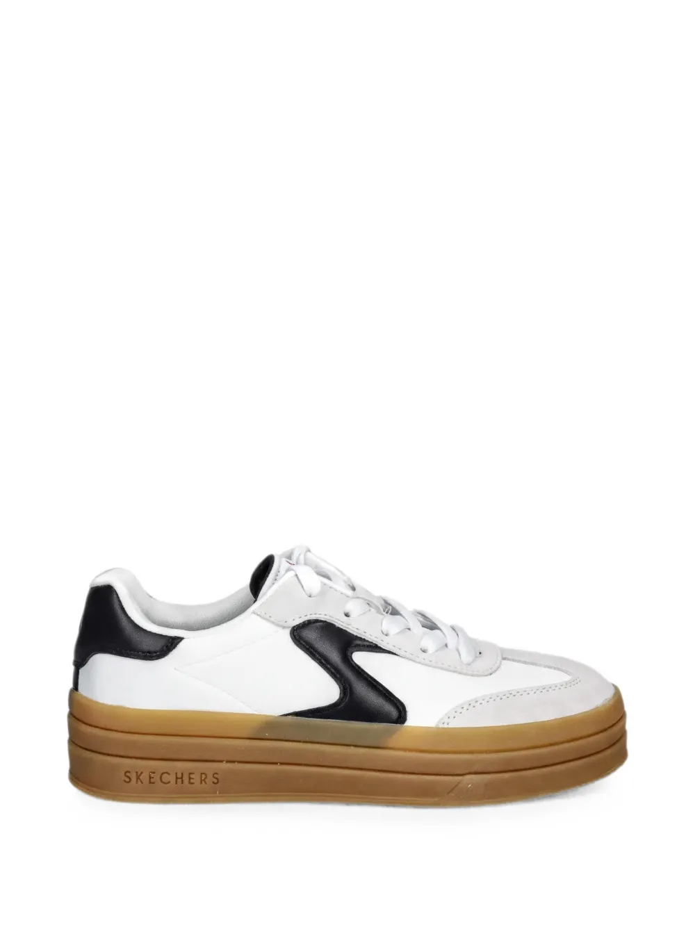 Skechers Zinger Lift Homecoming Star sneakers met vlakken Wit