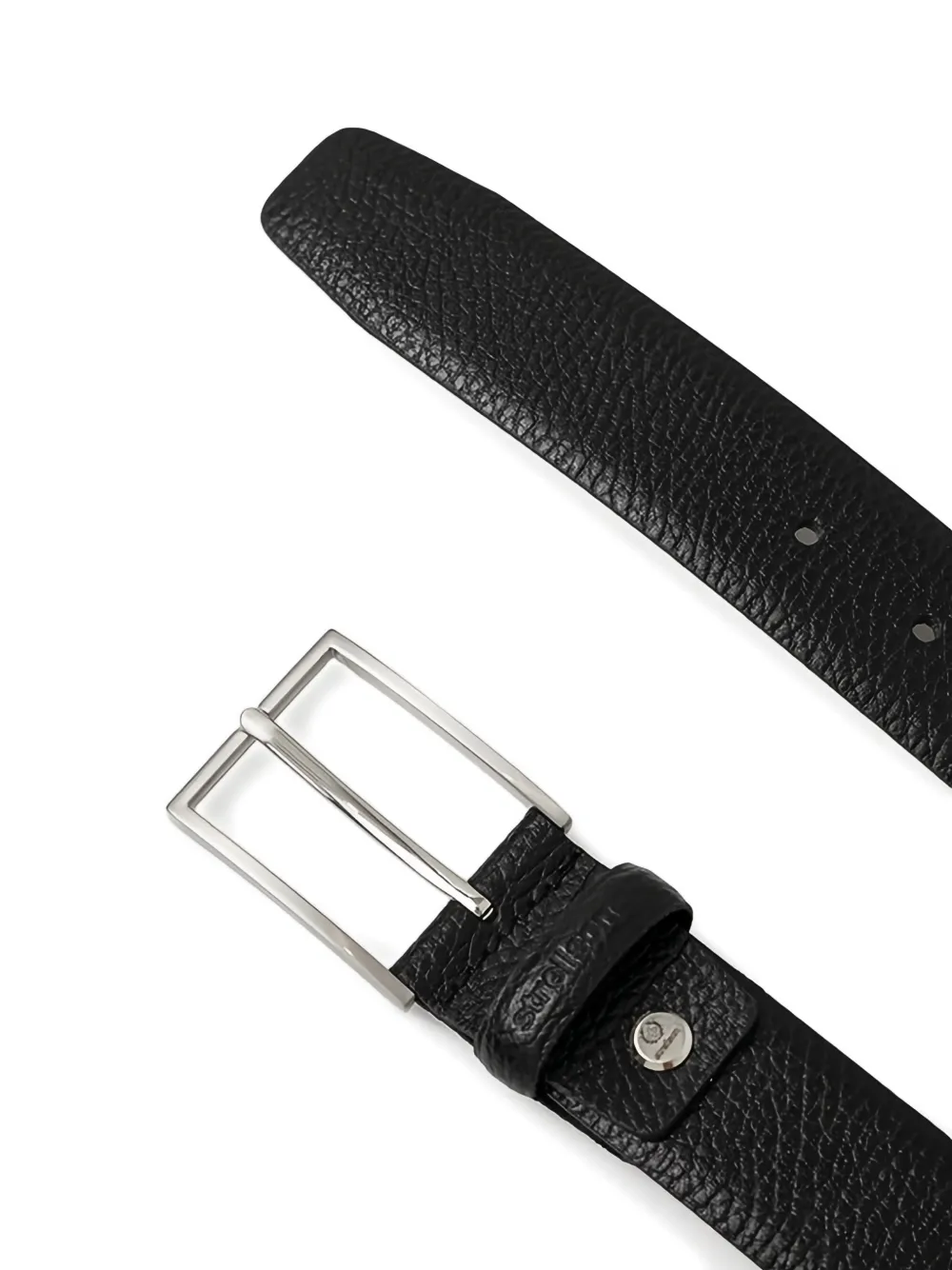strellson Leren riem met textuur Zwart