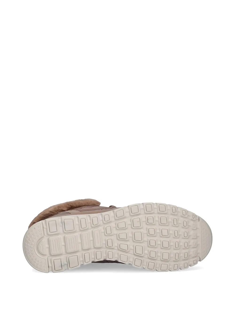 Skechers Veterlaarzen van imitatiebont Bruin
