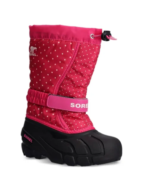 SOREL KIDS  polka-dot strap boots