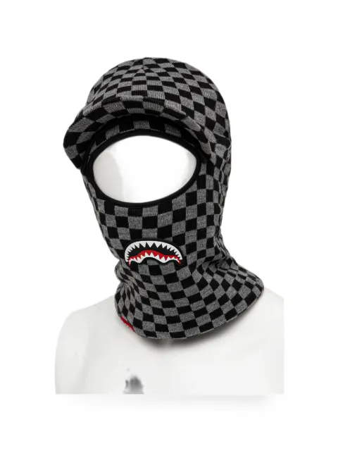 Sprayground check-pattern balaclava