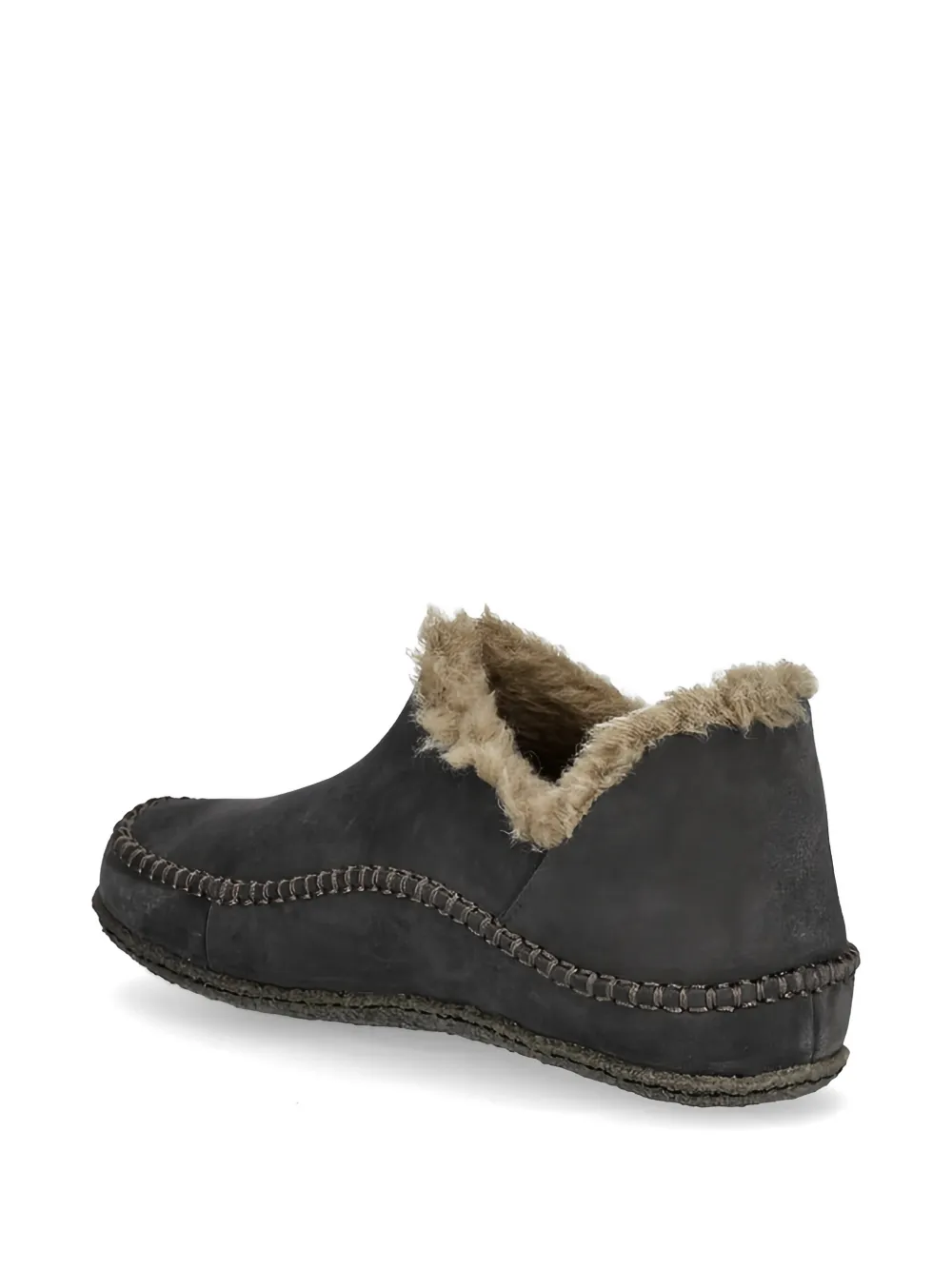 SOREL Manawan slippers met afwerking van bont Grijs