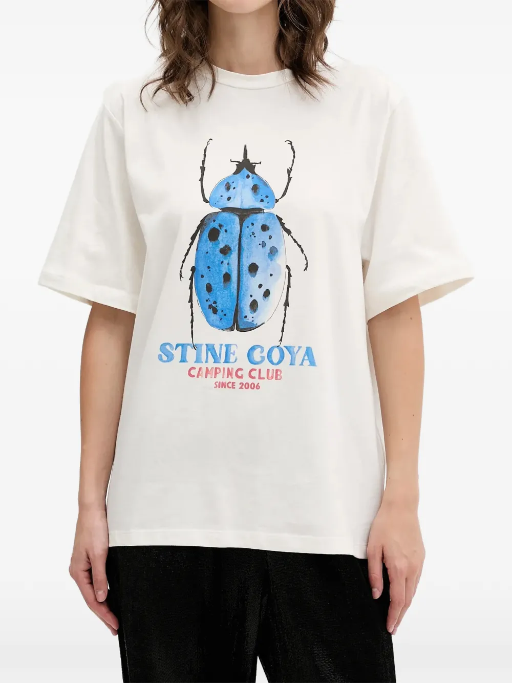 Stine Goya beetle-print T-shirt