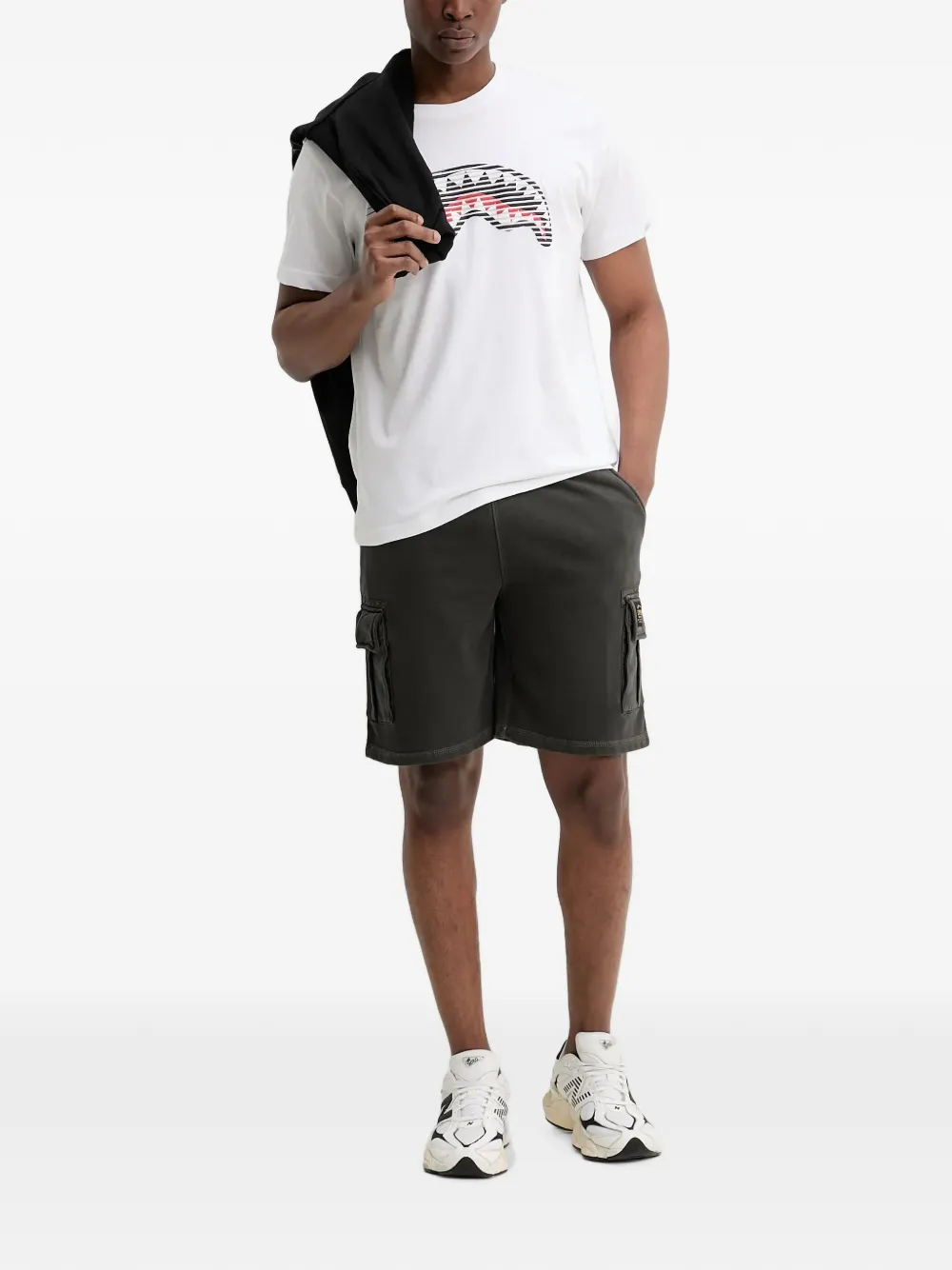 Sprayground T-shirt met print Wit
