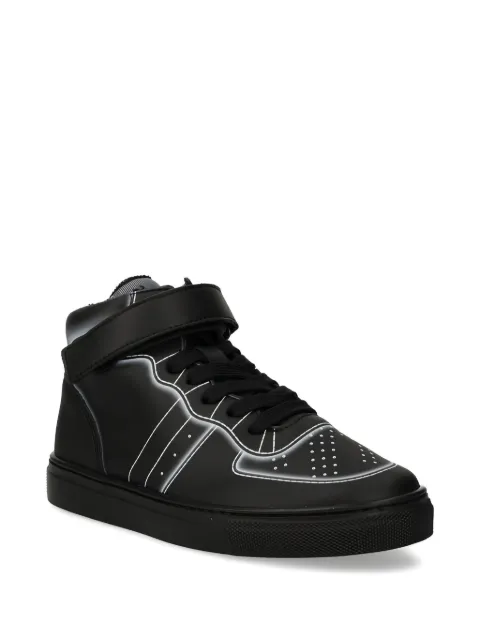 SOREL KIDS perforated high-top sneakers