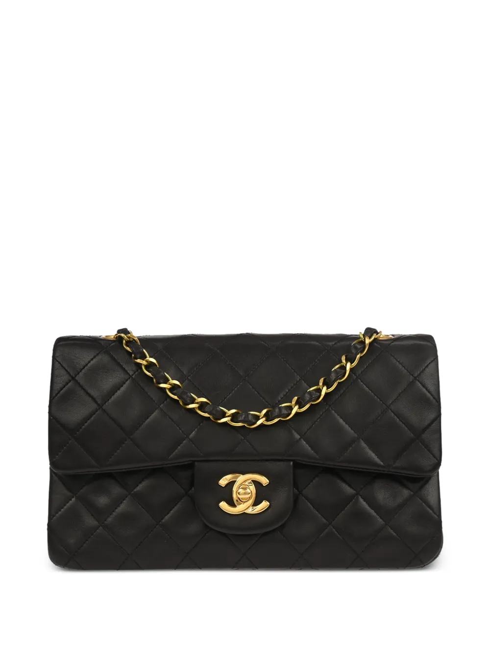 CHANEL Pre-Owned 1994-1996 small Classic Double quilted flap shoulder bag - Nero