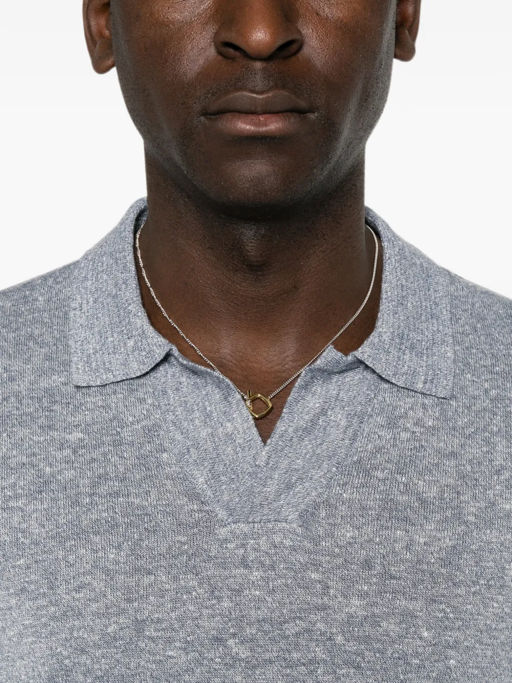 Tagliatore Fijngebreid T-shirt Blauw