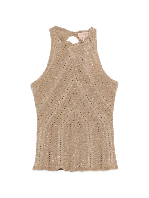 TWINSET Tanktop met ronde hals