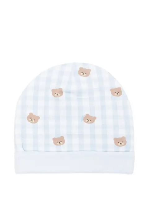 NANAN Gorro xadrez com ursinho