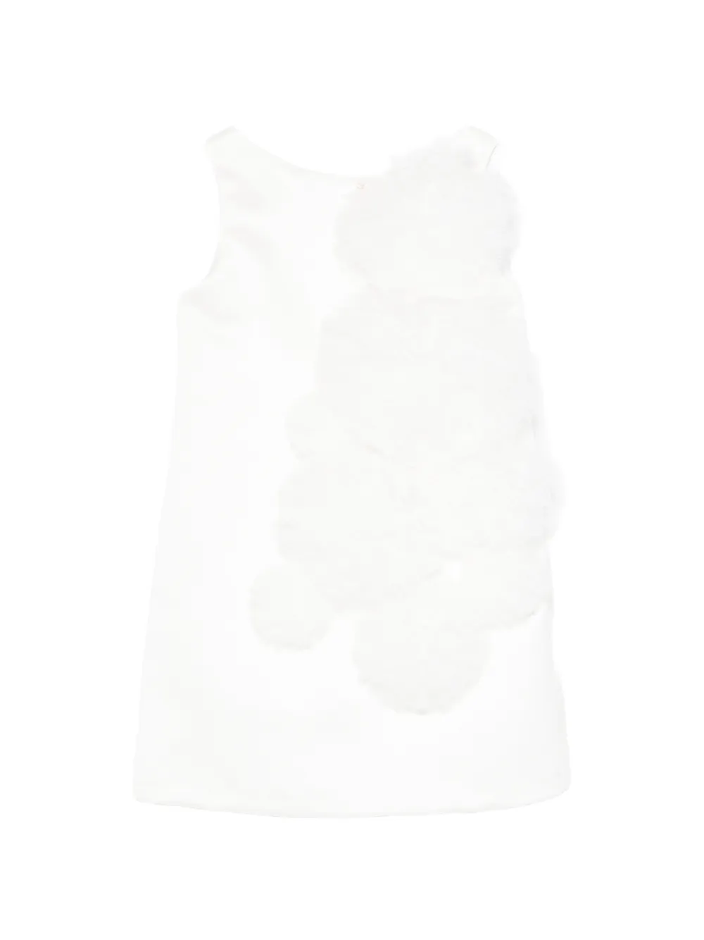 Elisabetta Franchi Kids ruffled-detail dress - Bianco