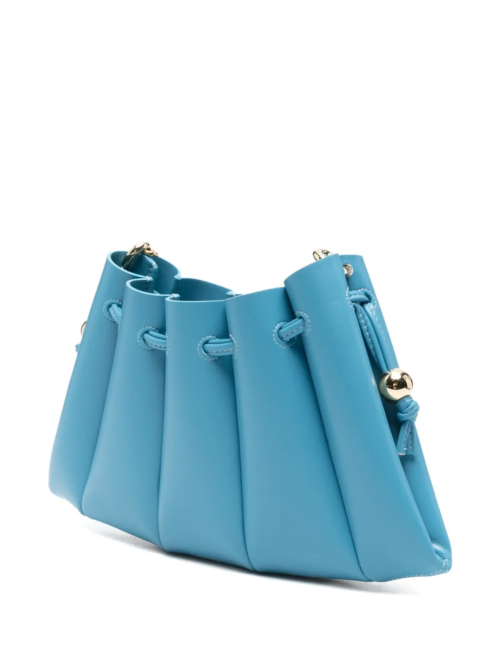 Themoirè Calipso schoudertas Blauw