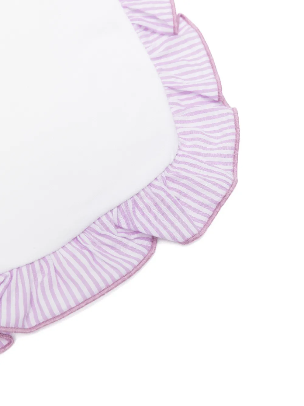 NANAN Deken met strikdetail Wit