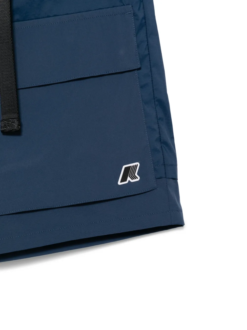 K-Way Cargo shorts met ceintuur Blauw