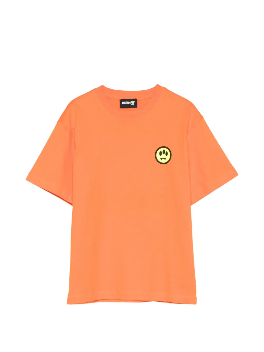 Barrow kids logo-print T-shirt - Arancione