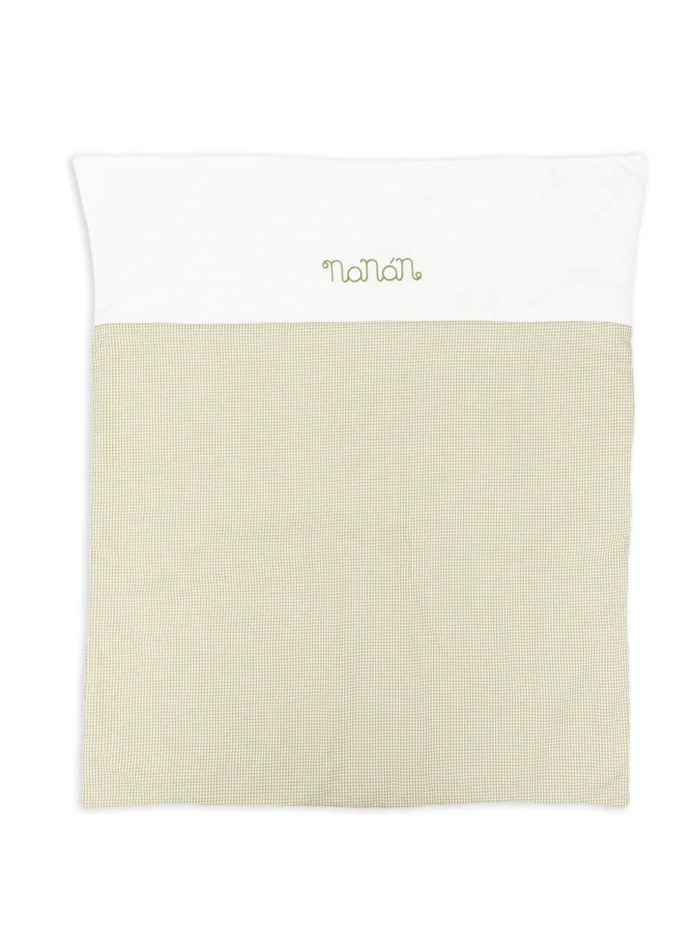 NANAN embroidered blanket - Bianco