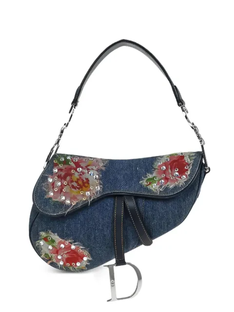 Christian Dior Pre-Owned 2004 Saddle patchwork-design shoulder bag