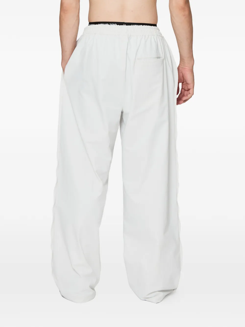 Off Duty Chad broek met trekkoord Wit