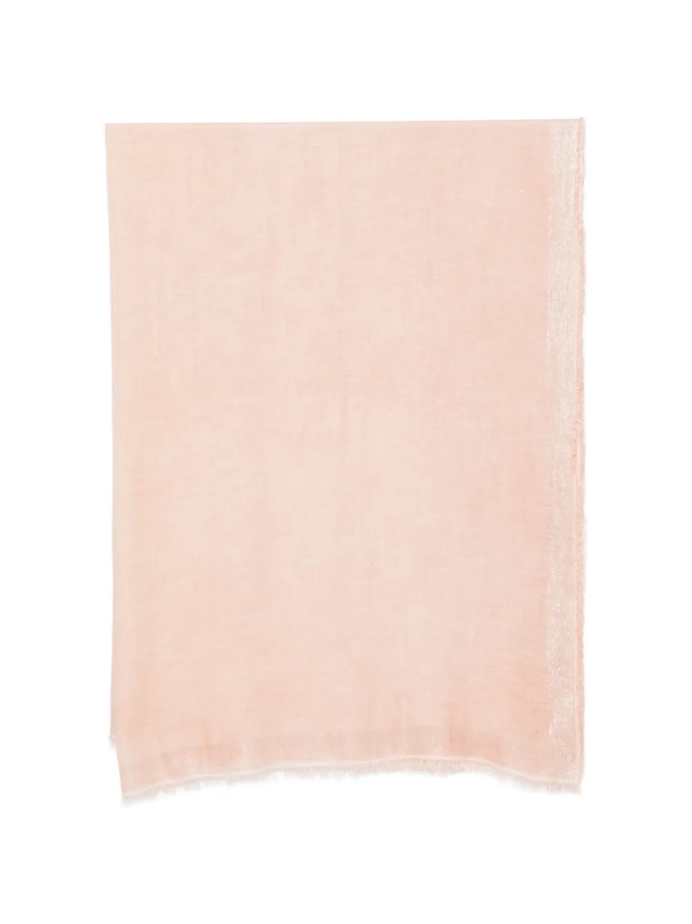 Faliero Sarti glitter-effect frayed scarf - Rosa
