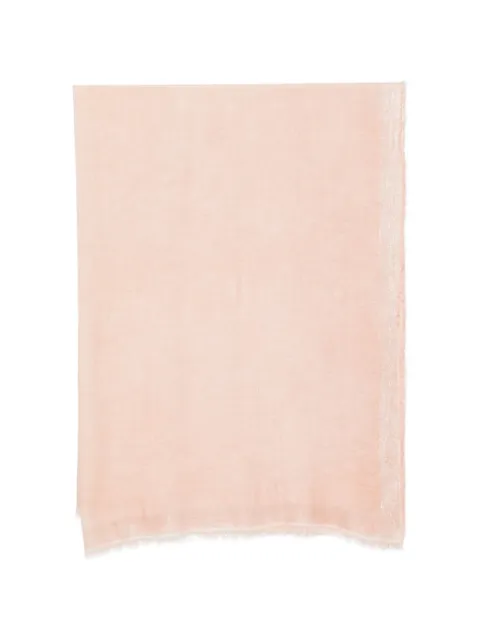 Faliero Sarti glitter-effect frayed scarf