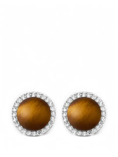 Daniel Wellington Audrey Tiger Eyecrystal-embellished earrings