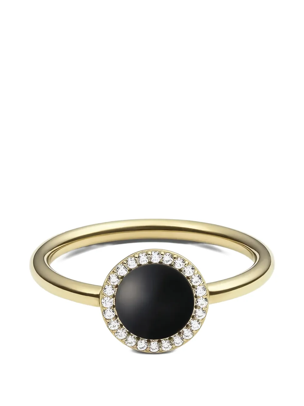 Daniel Wellington Audrey black crystal ring - Oro