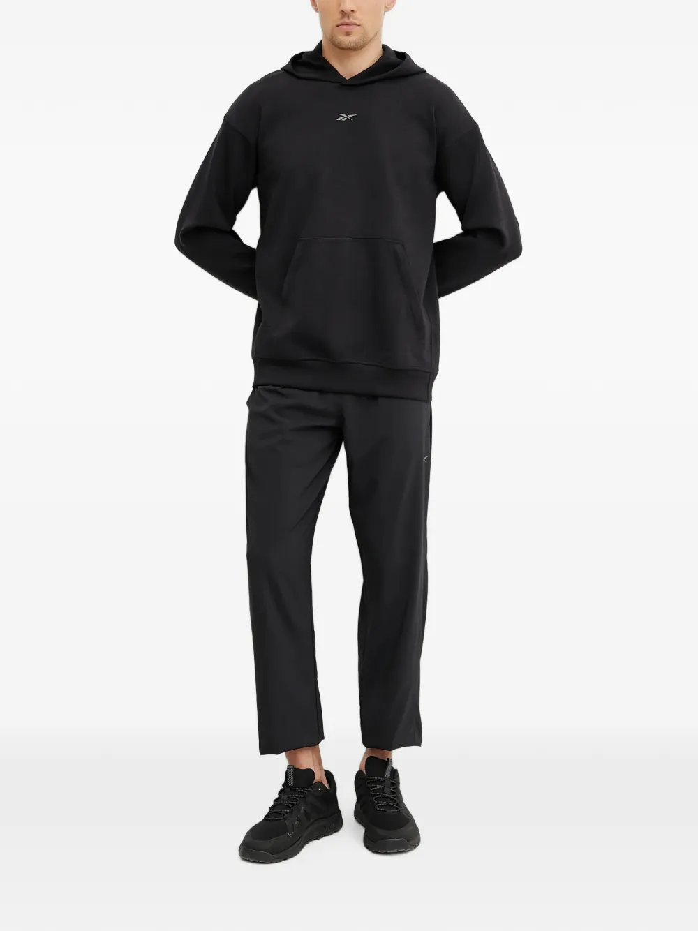 Reebok Hoodie met logoprint Zwart