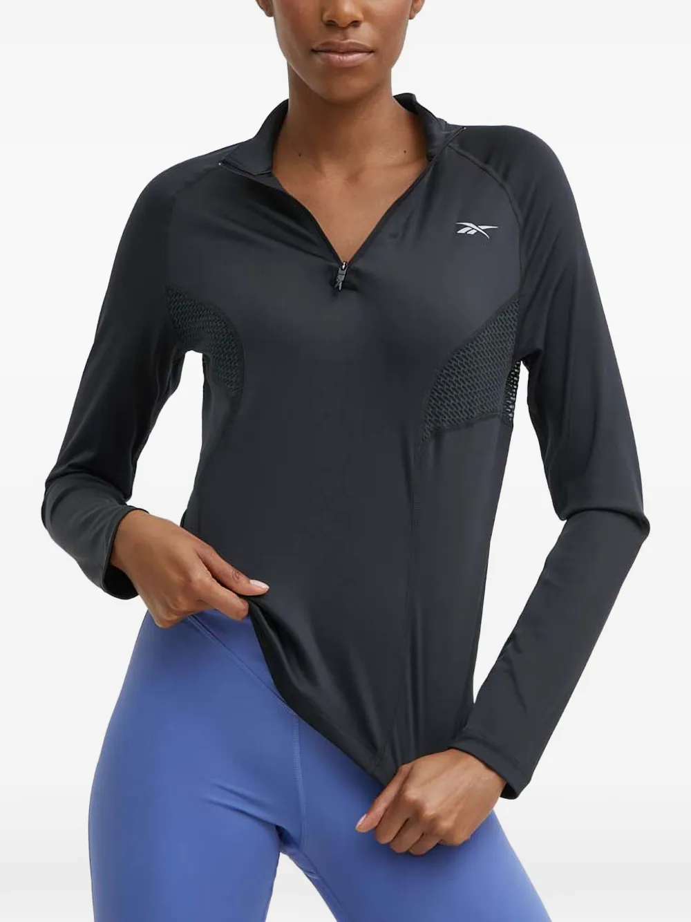 Reebok zipped running T-shirt