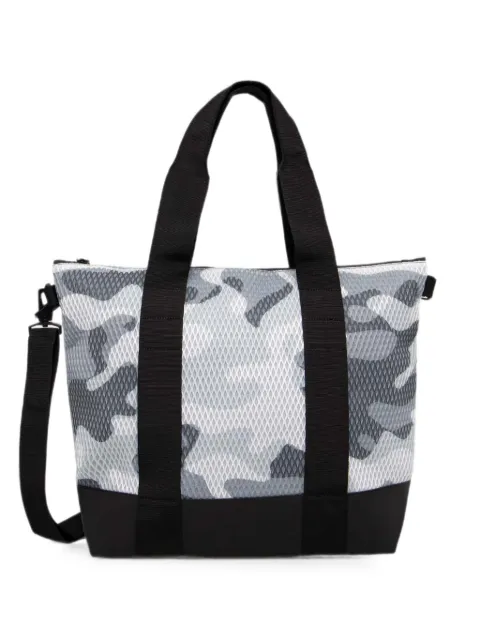 Rains Bolsa tote com mesh e estampa camuflada