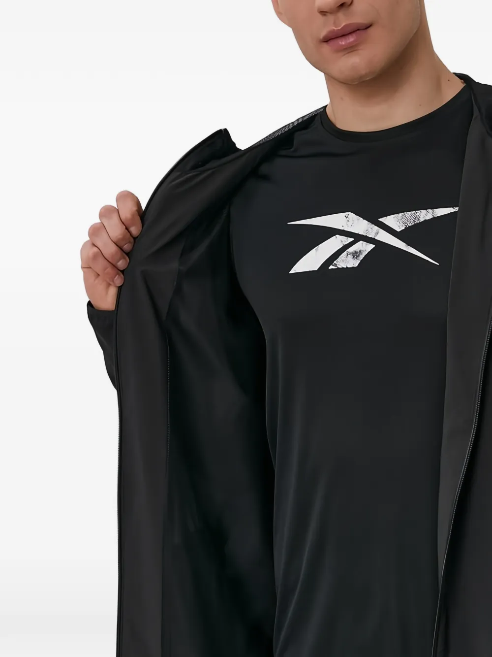 Reebok Jack met capuchon Zwart