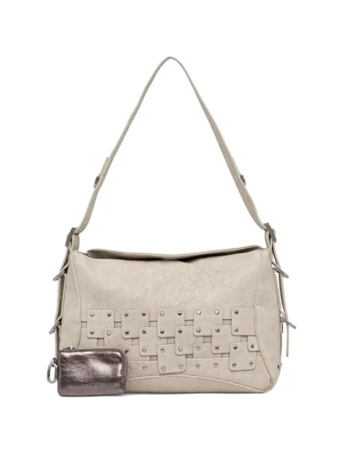 Desigual studded embossed shoulder bag