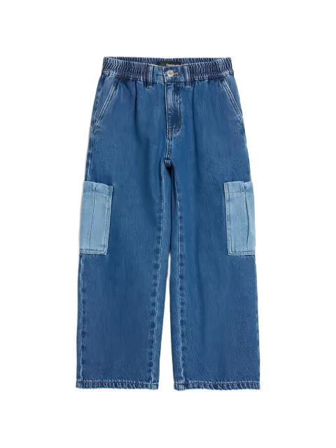 Desigual elasticated patchwork jeans
