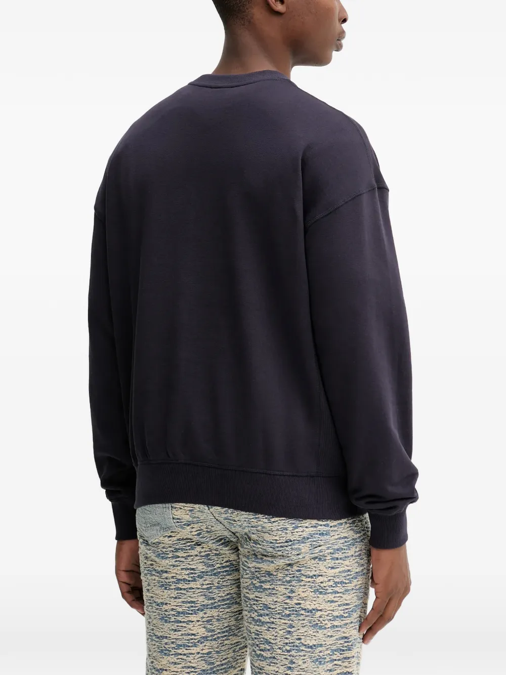 Desigual Sweater met logoprint Blauw