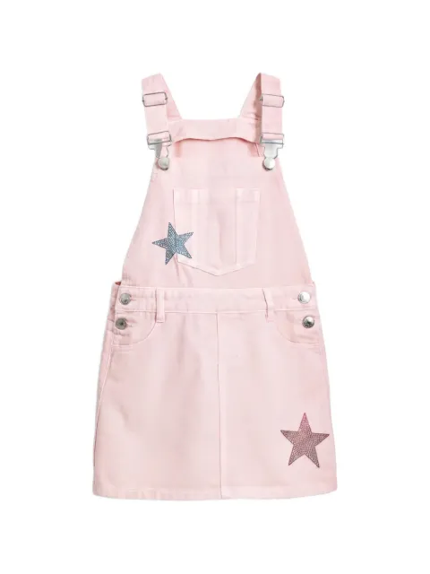 Desigual star-appliqués denim dress