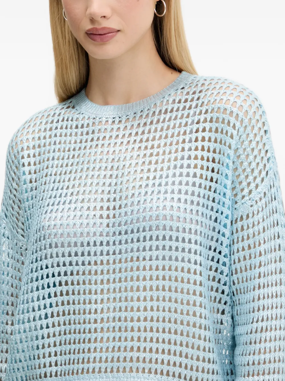 Desigual Sweater met print Blauw