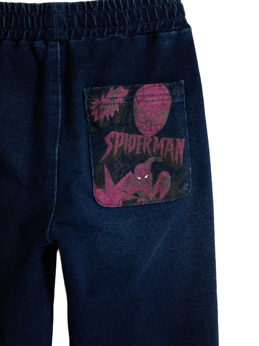 Desigual Jeans met geborduurd logo Blauw