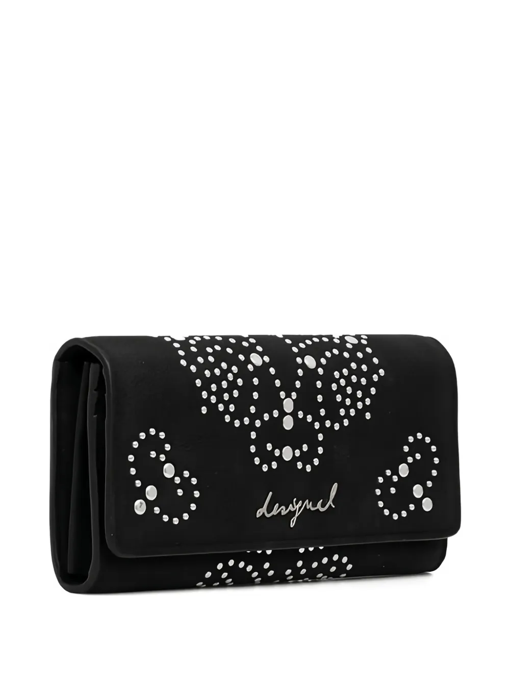 Desigual studded detachable cardholder wallet - Nero