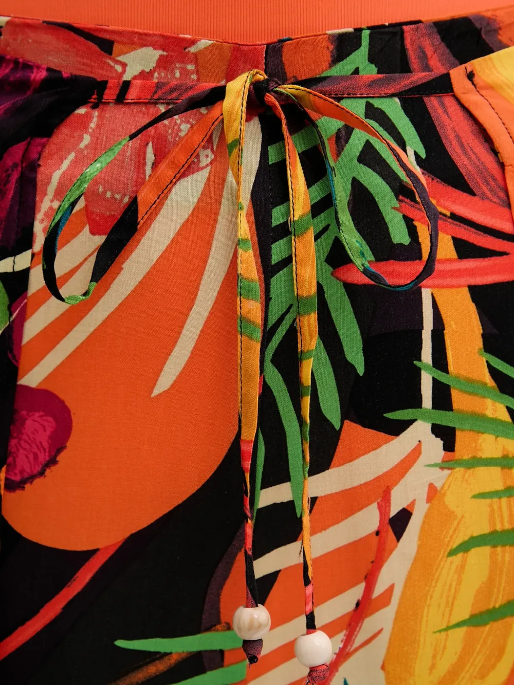 Desigual Broek met wijde pijpen Zwart
