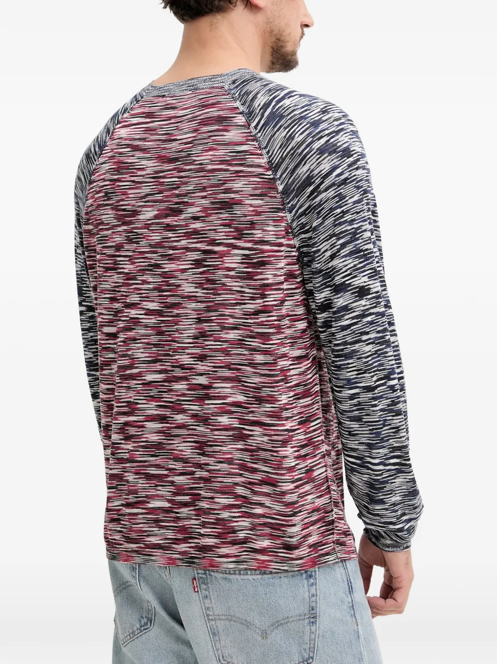 Desigual T-shirt met marmer-effect Rood