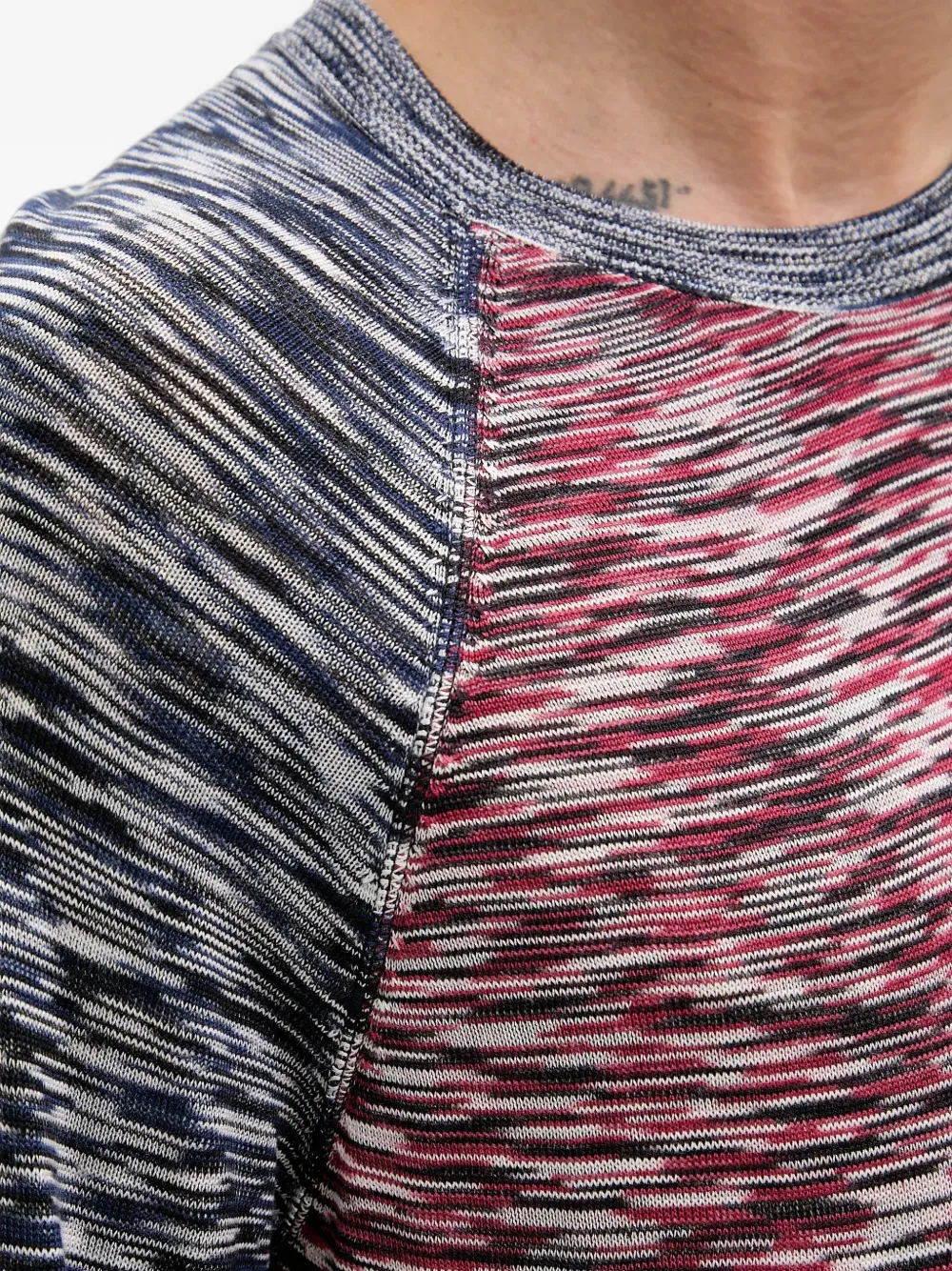 Desigual T-shirt met marmer-effect Rood