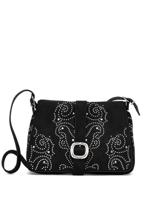 Desigual studded buckle satchel