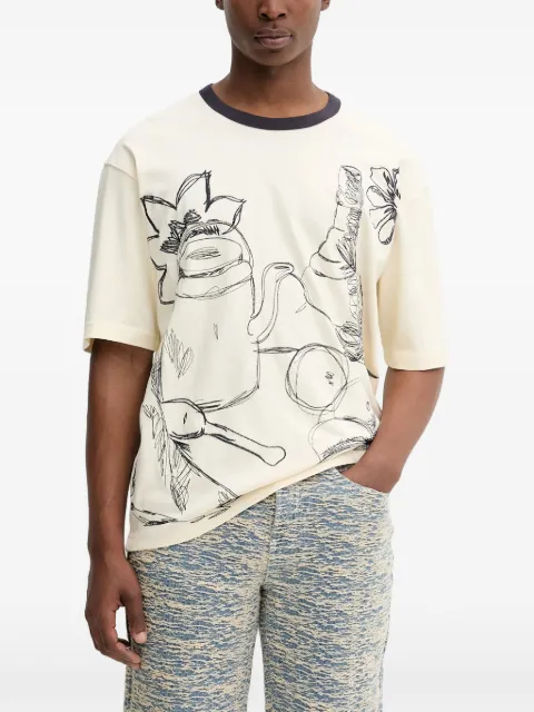 Desigual t-shirt à imprimé graphique