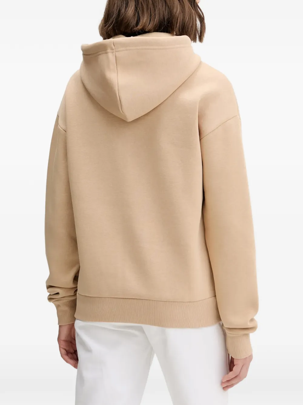 Desigual Hoodie met trekkoord Beige