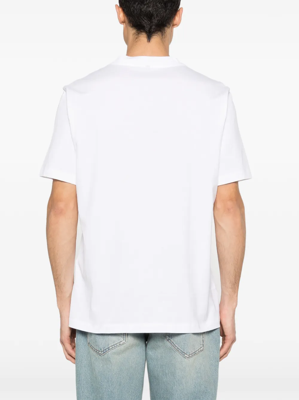 Brioni T-shirt met grafische print Wit