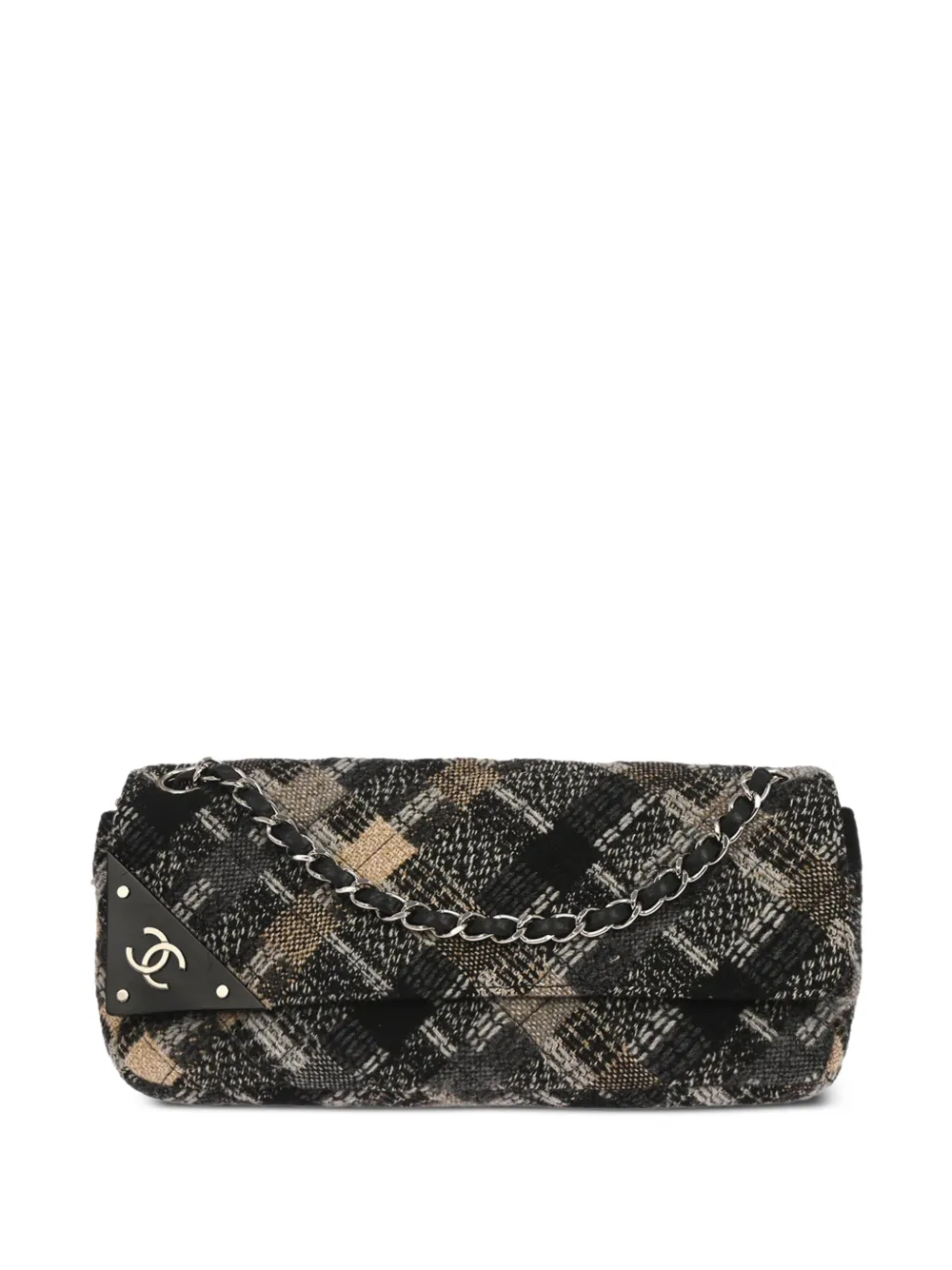 CHANEL Pre-Owned 2006 tweed shoulder bag - Schwarz