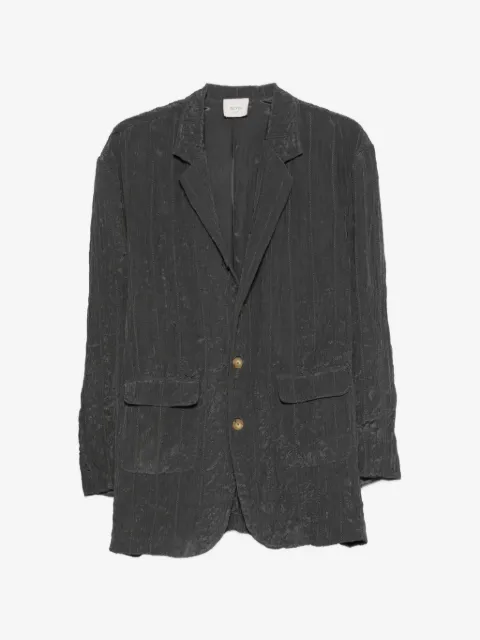 Alysi single-breasted flap-pocket blazer