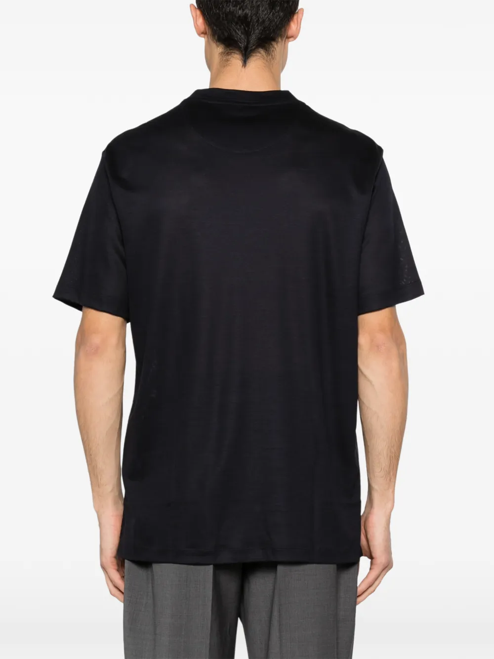 Brioni T-shirt met ronde hals Blauw
