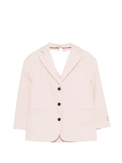 Douuod Kids buttoned bow jacket