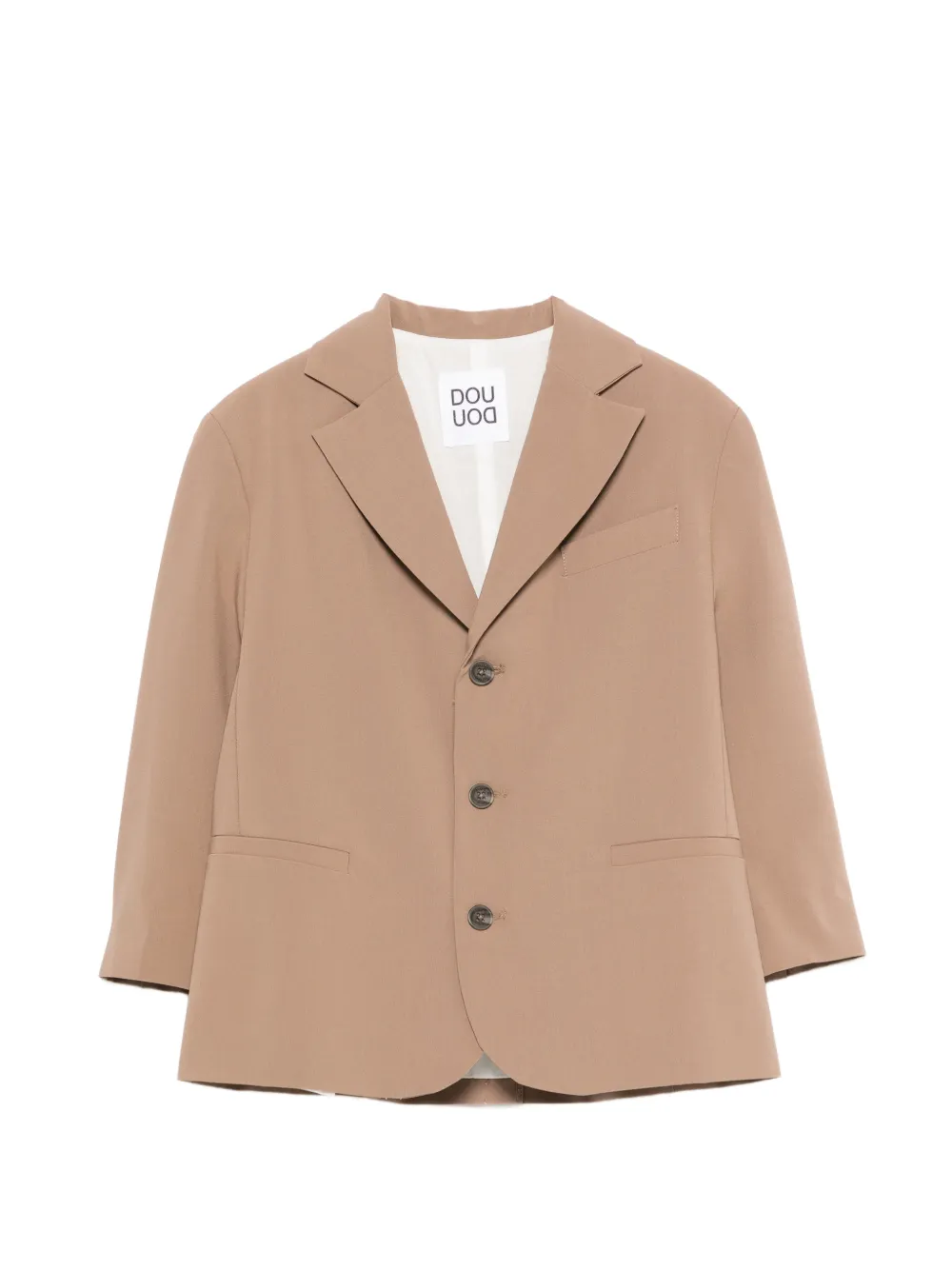 Douuod Kids notched blazer - Nude