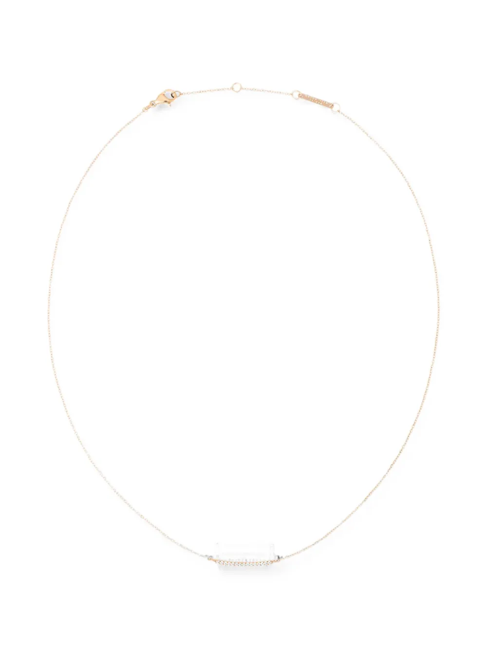 Daniel Wellington Mirelle embellished-bar necklace