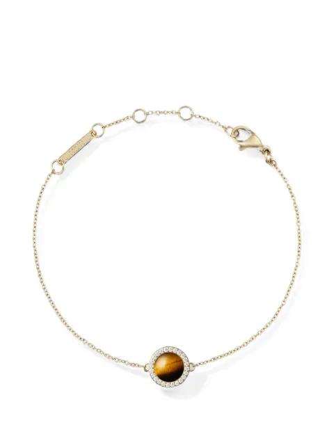 Daniel Wellington Audrey tiger's eye crystal-embellished bracelet